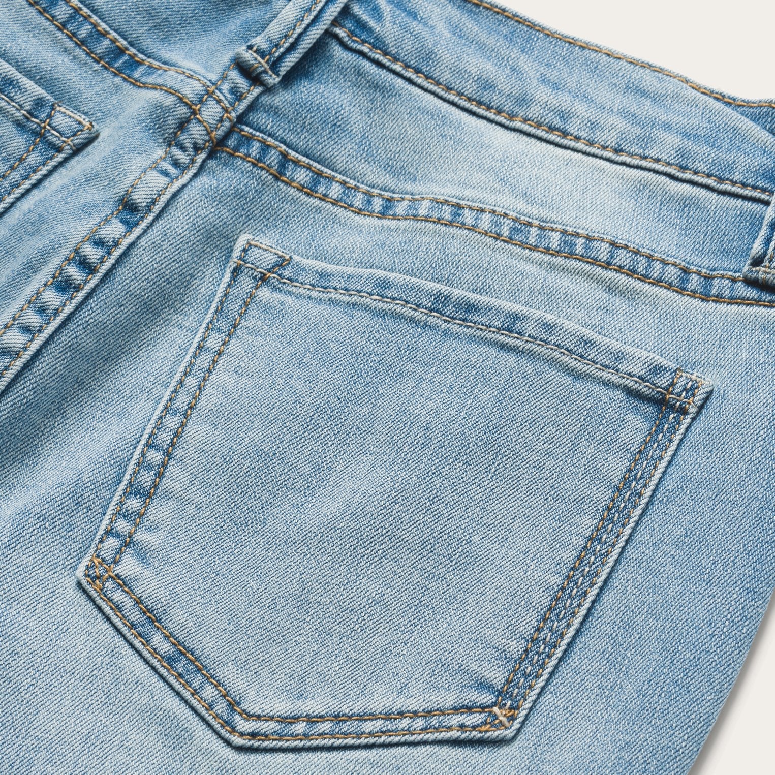 High Waist Flare Crop Jean | Stetson Blue