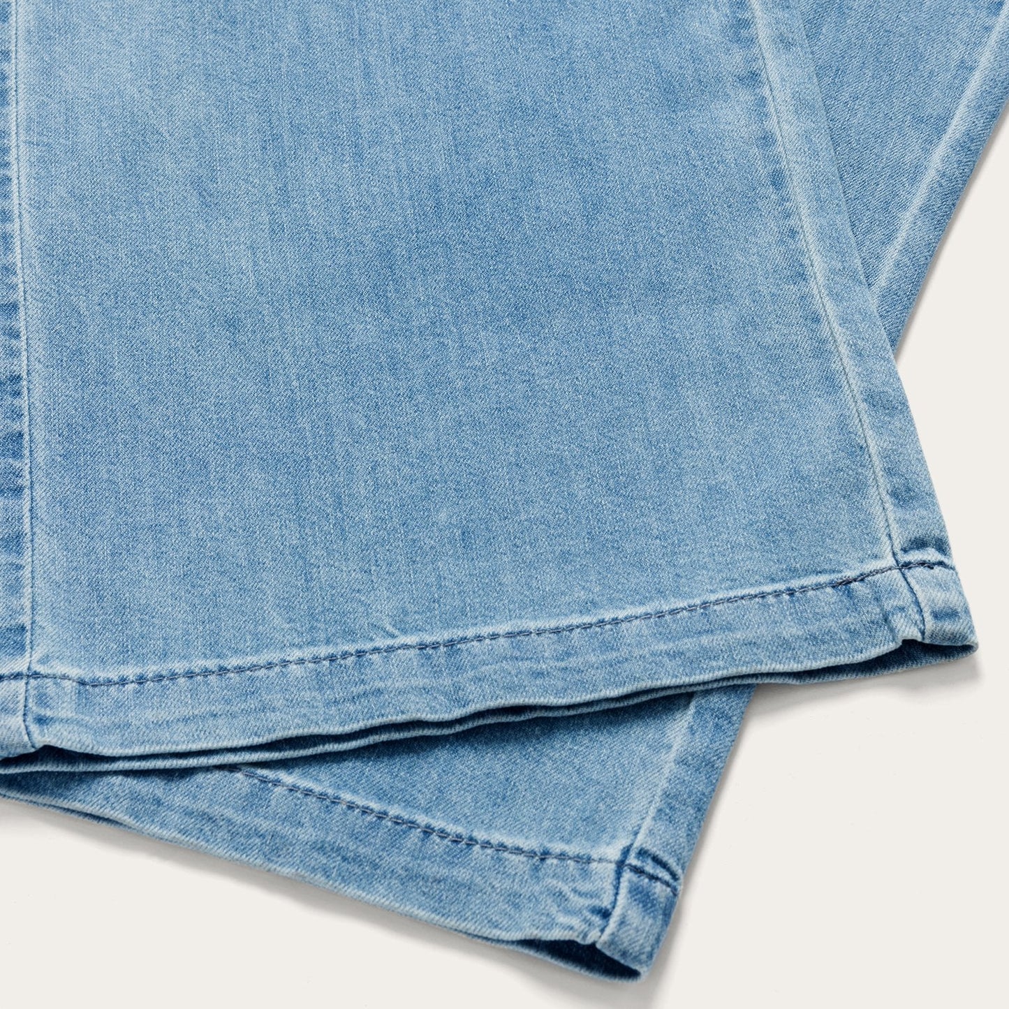 Lightweight Denim Jumper | Stetson Blue
