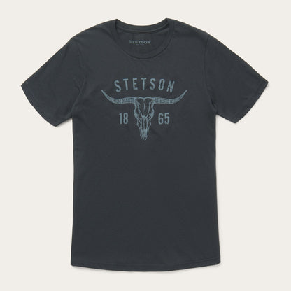 Longhorn Graphic Tee | Stetson Black