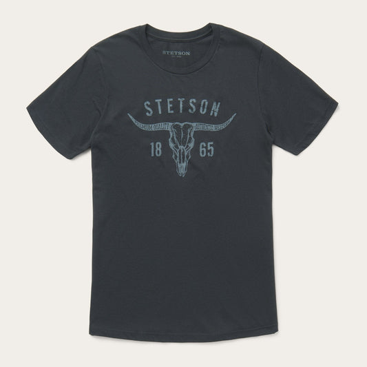 Longhorn Graphic Tee | Stetson Black