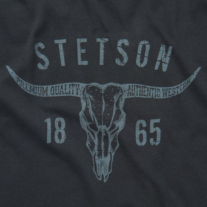 Longhorn Graphic Tee | Stetson Black