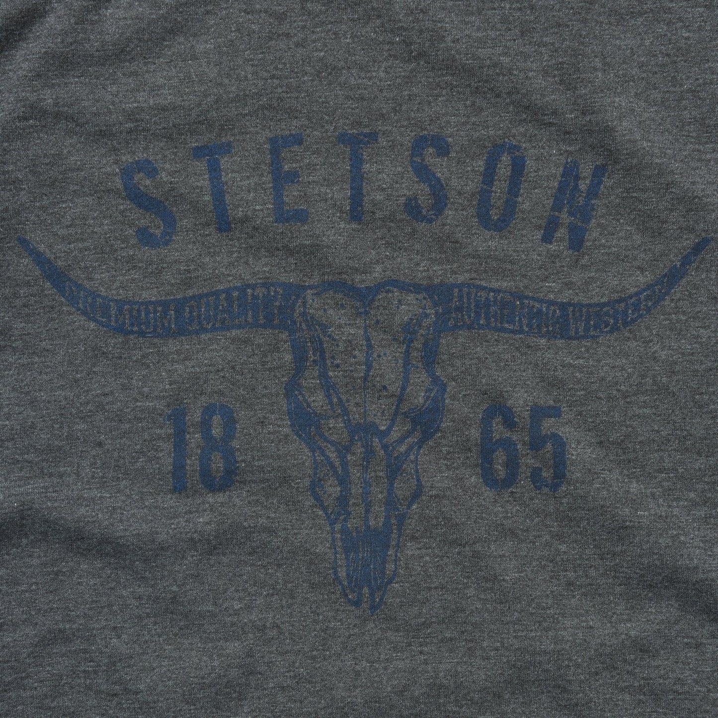 Longhorn Graphic Tee | Stetson Grey