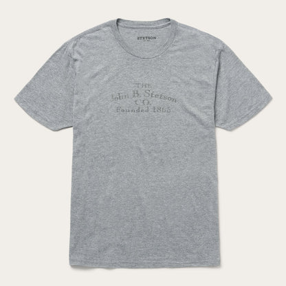 John B. Stetson Co Graphic Tee | Stetson Grey