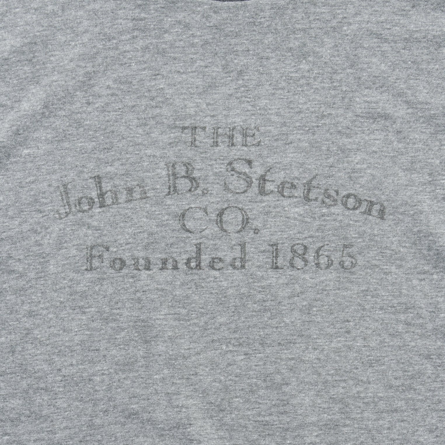 John B. Stetson Co Graphic Tee | Stetson Grey