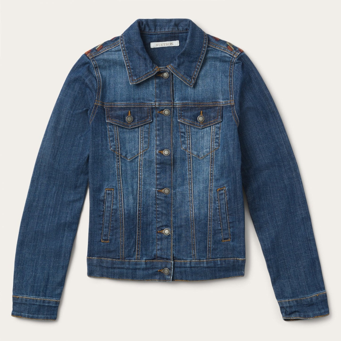 Western Denim Jacket | Stetson Blue