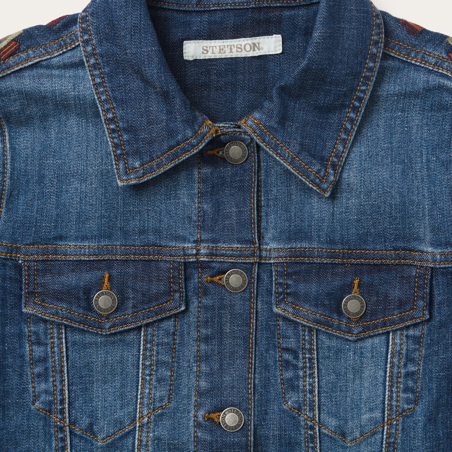 Western Denim Jacket | Stetson Blue