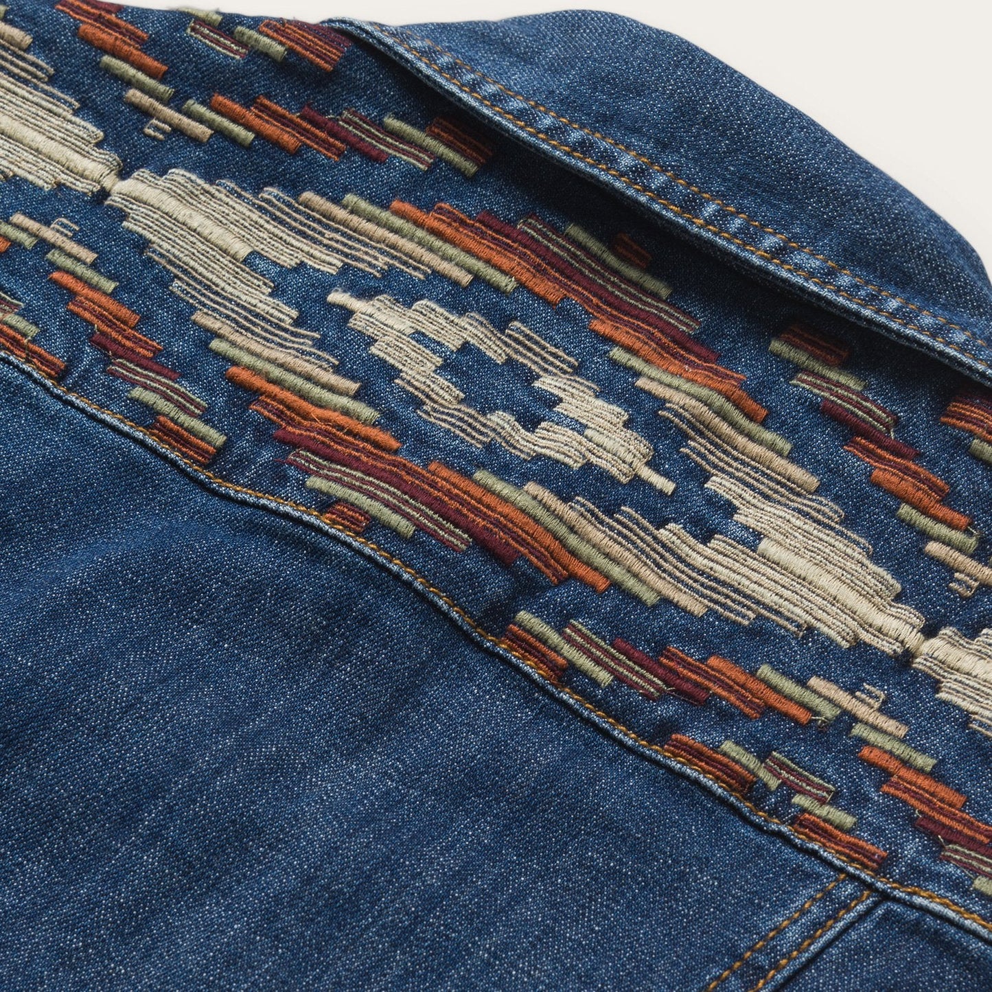 Western Denim Jacket | Stetson Blue