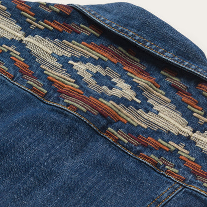 Western Denim Jacket | Stetson Blue