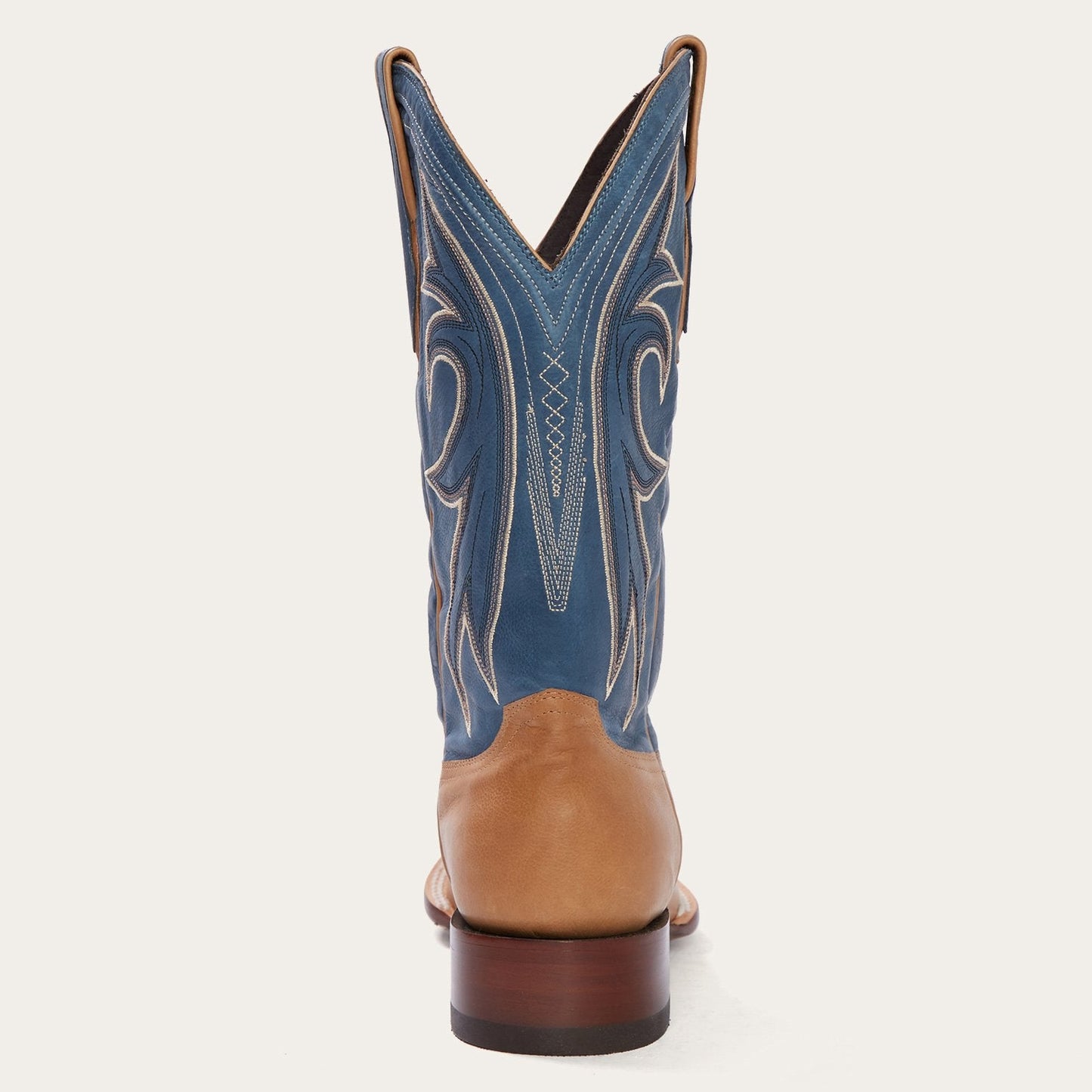 Casper Tan & Blue Matte Cowboy Boot | Stetson Tan