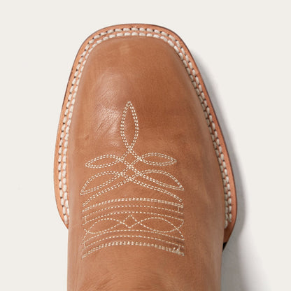 Casper Tan & Blue Matte Cowboy Boot | Stetson Tan