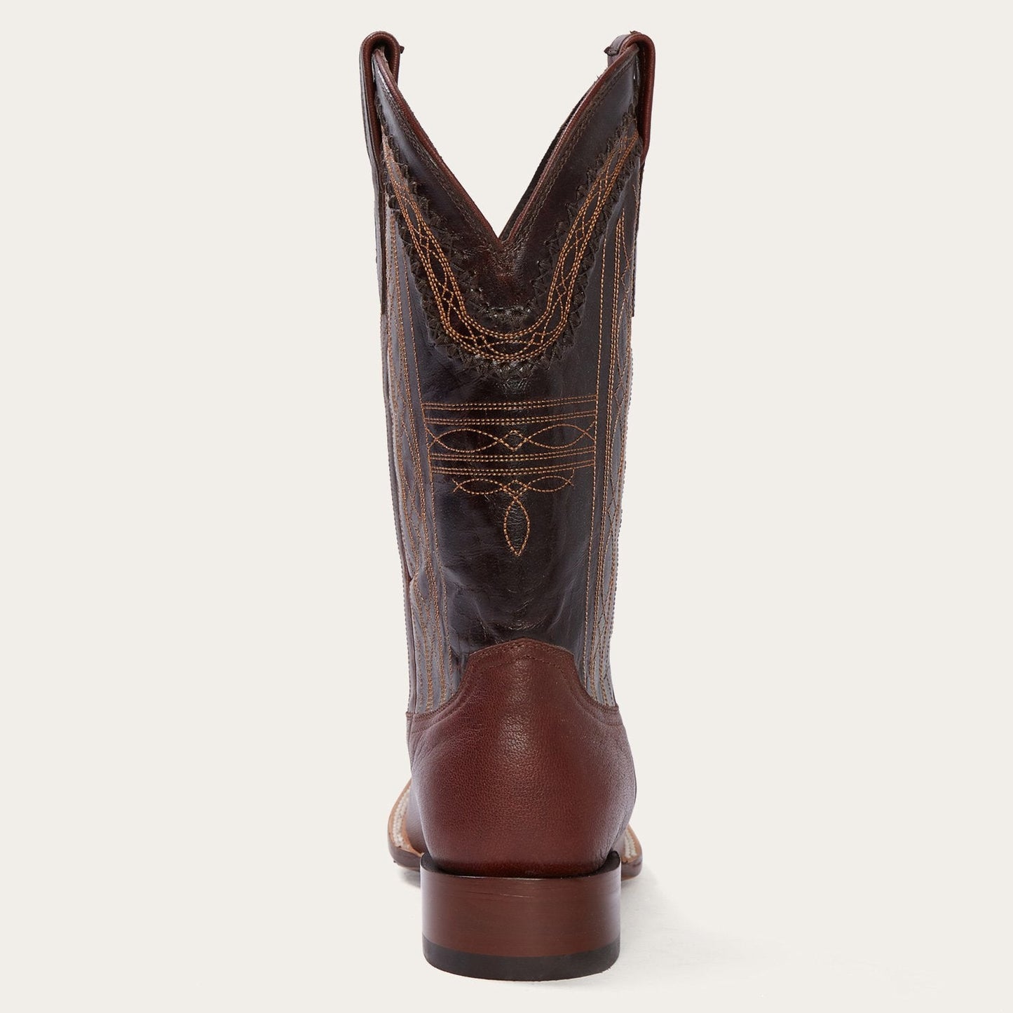 Denver Brown Goat Hand Stitched Cowboy Boot | Stetson Brown