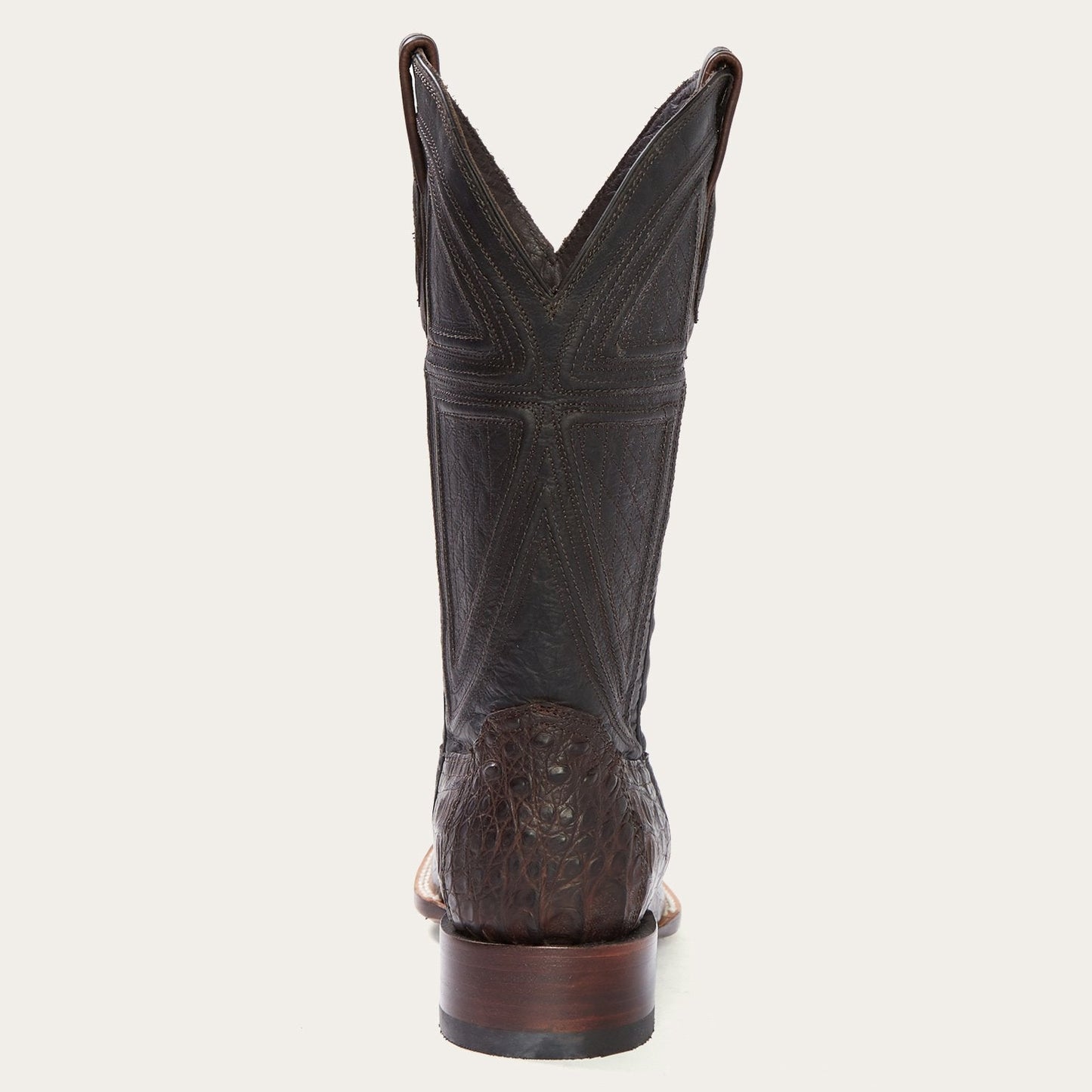 Kaycee Brown Caiman Belly Cowboy Boot | Stetson Brown