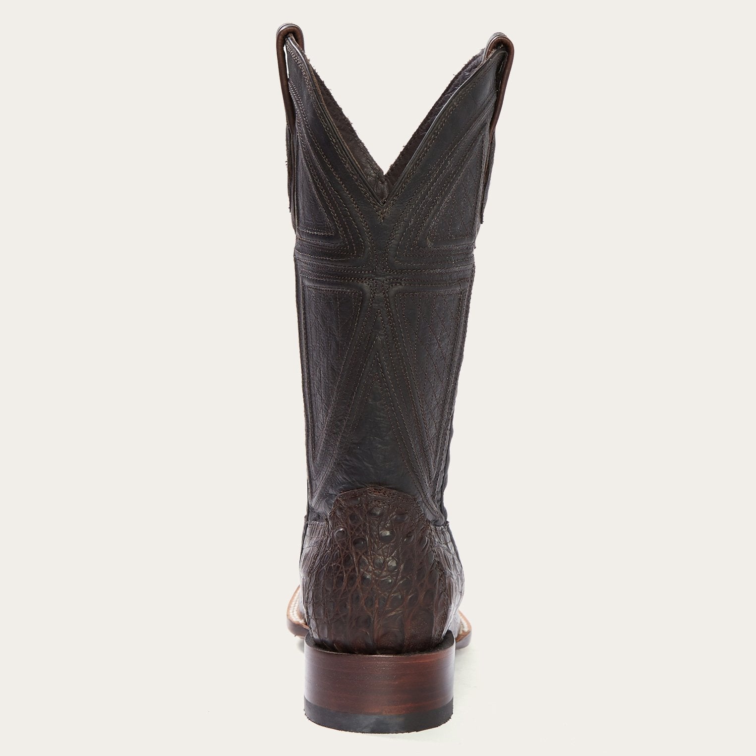 Kaycee Brown Caiman Belly Cowboy Boot | Stetson Brown