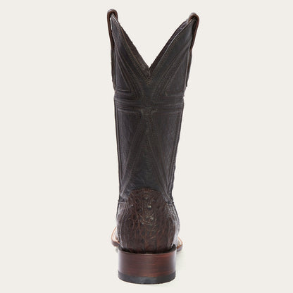 Kaycee Brown Caiman Belly Cowboy Boot | Stetson Brown