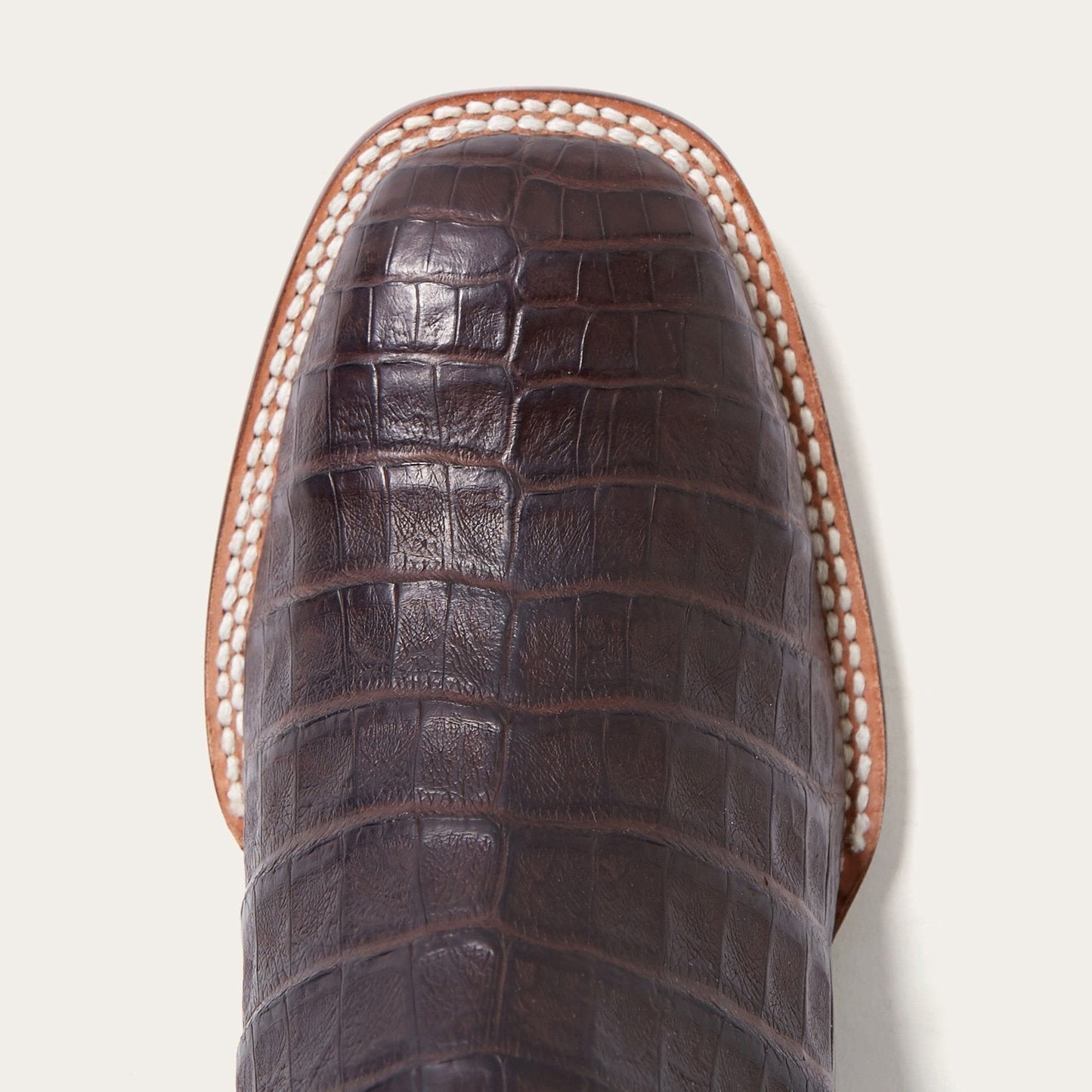 Kaycee Brown Caiman Belly Cowboy Boot | Stetson Brown