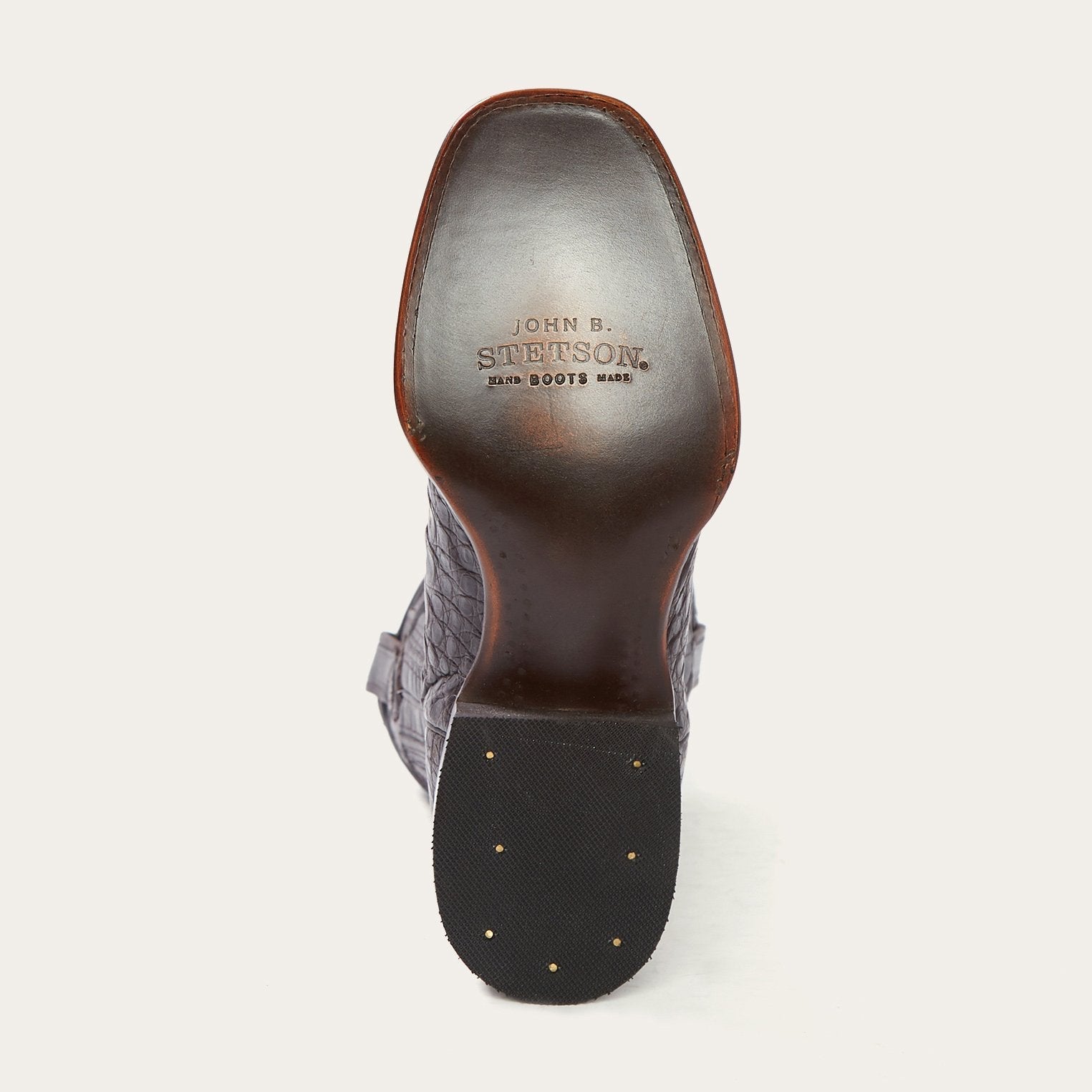 Kaycee Brown Caiman Belly Cowboy Boot | Stetson Brown