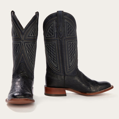 Black Falls Alligator Cowboy Boot | Stetson Black