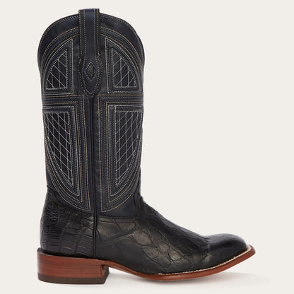 Black Falls Alligator Cowboy Boot | Stetson Black