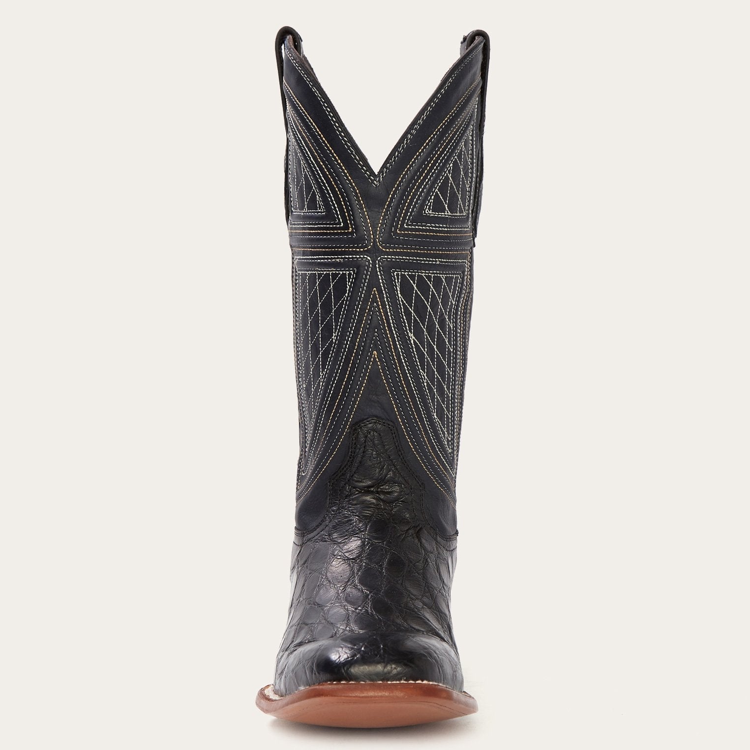 Black Falls Alligator Cowboy Boot | Stetson Black