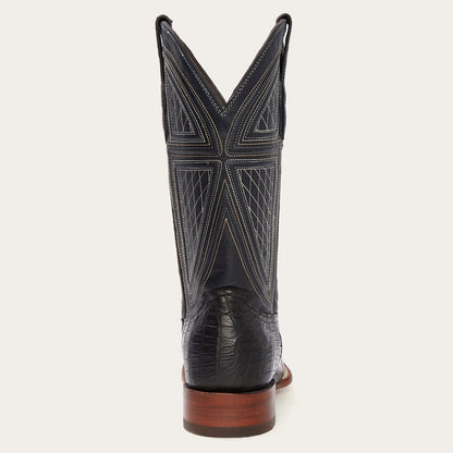 Black Falls Alligator Cowboy Boot | Stetson Black