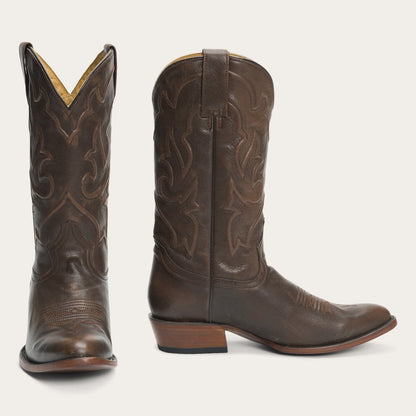 Carlisle Western Boots | Stetson Distressed Brown