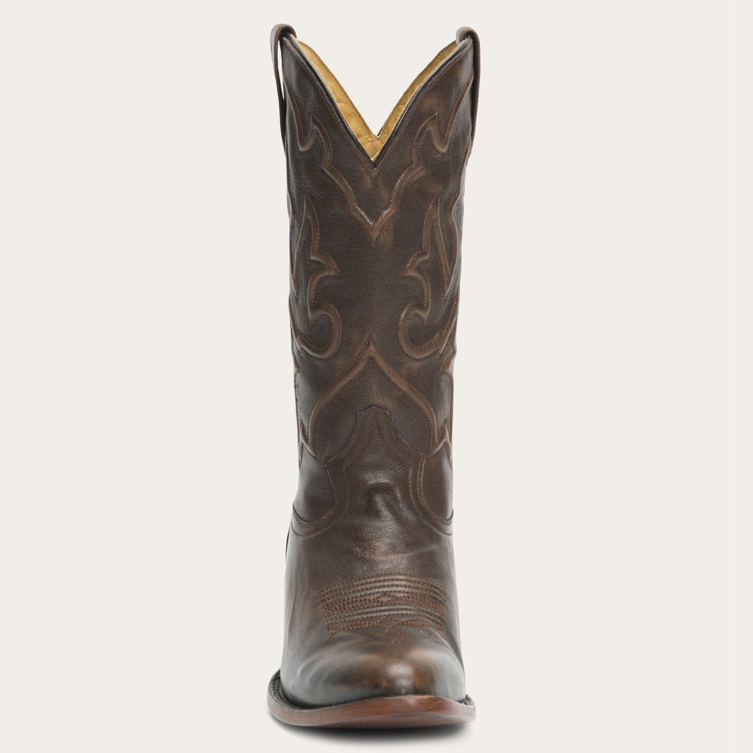 Carlisle Western Boots | Stetson Distressed Brown