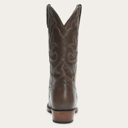 Carlisle Western Boots | Stetson Distressed Brown