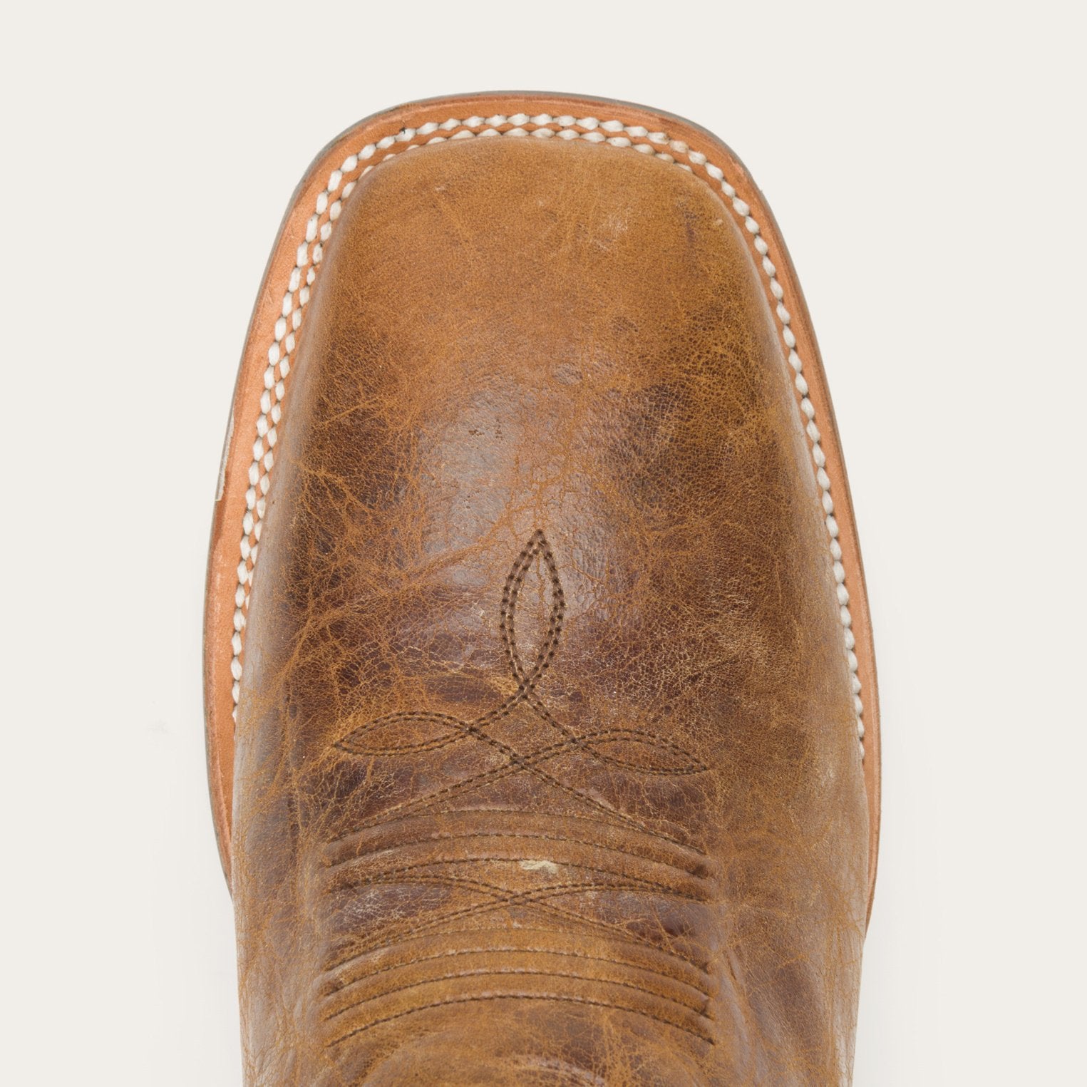 Goddard Burnished Blue & Brown Leather Boot | Stetson Brown