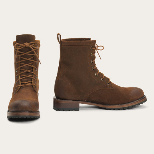 Sam Lace Up | Stetson Brown Suede