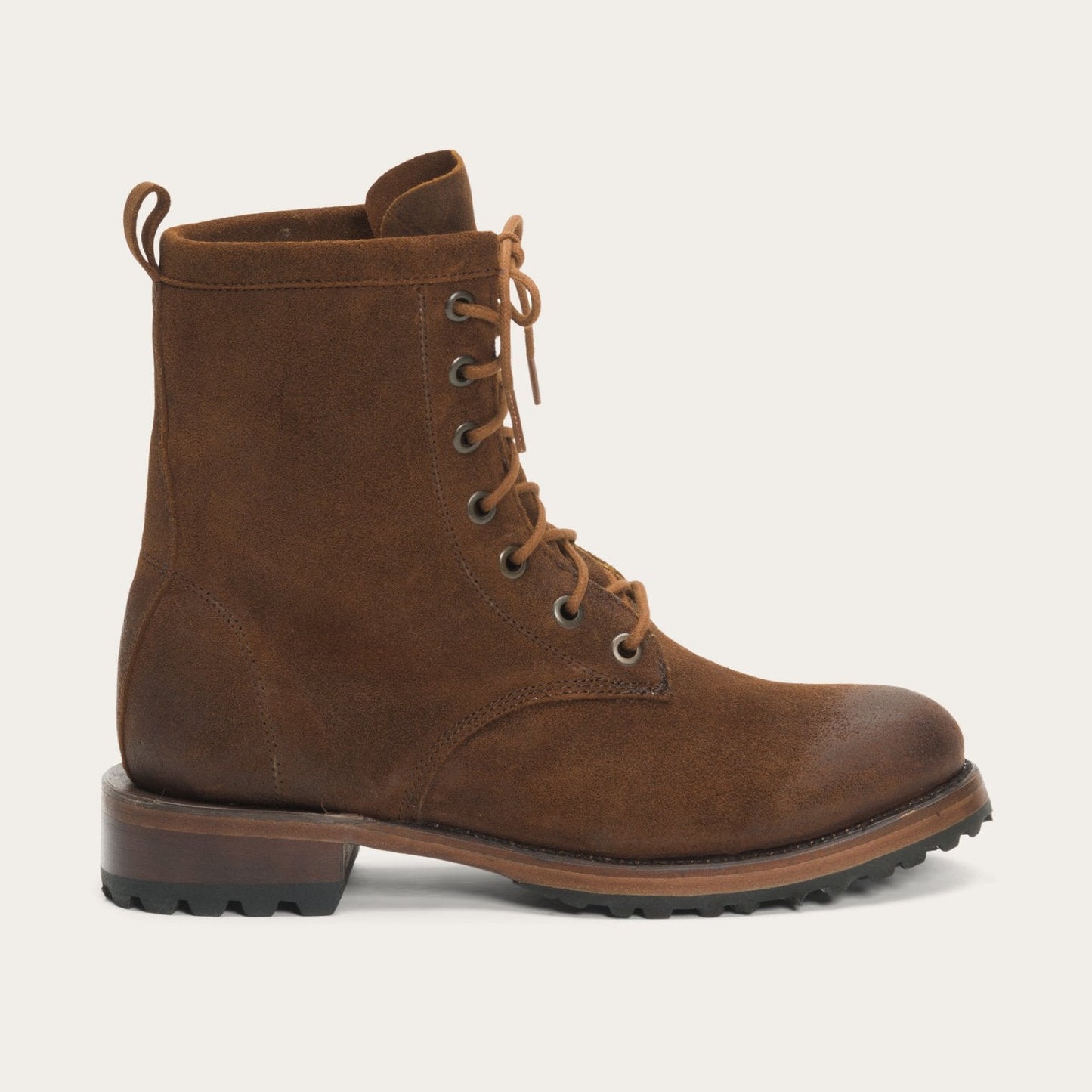Sam Lace Up | Stetson Brown Suede