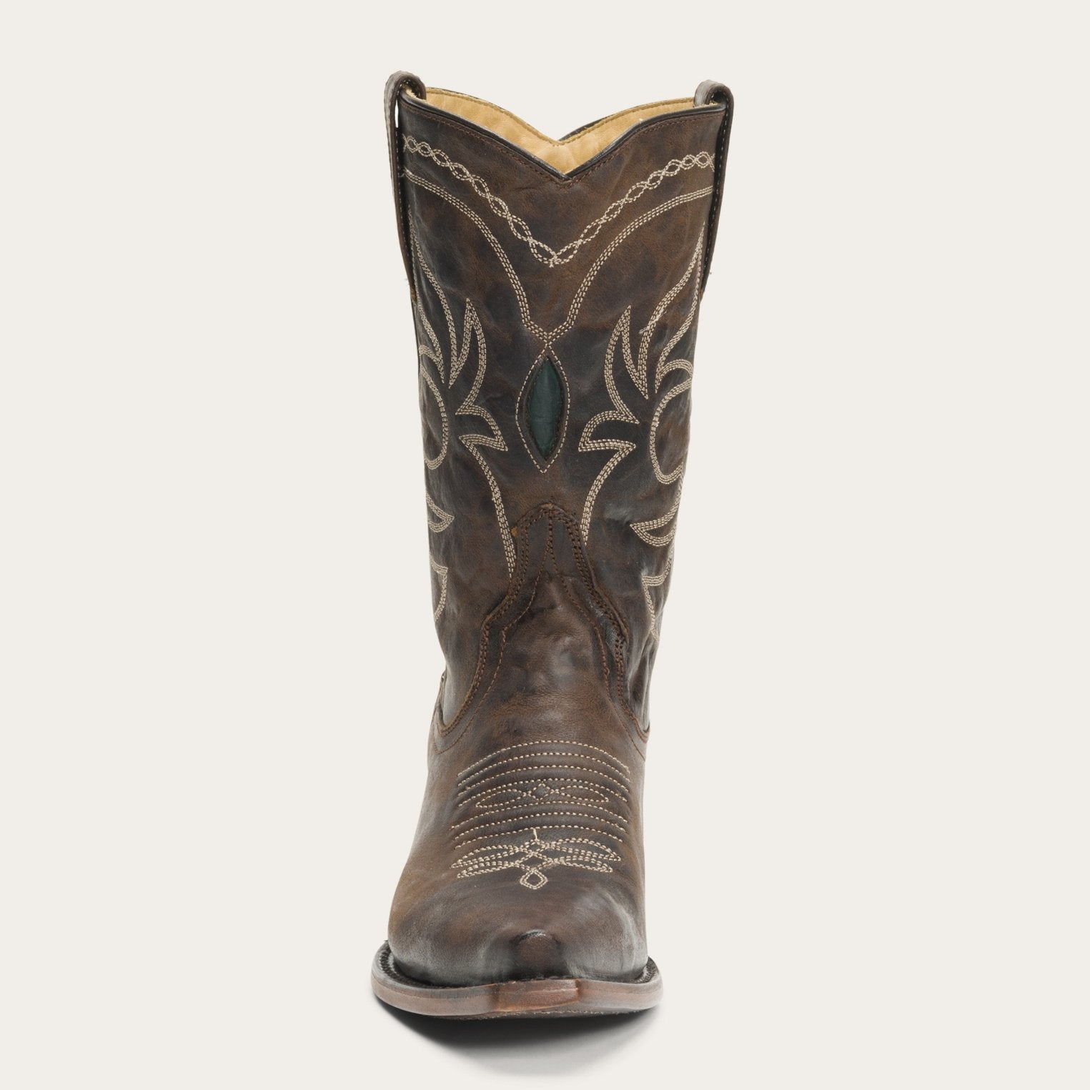Iris Mid-Calf Embroidered Boot | Stetson Brown