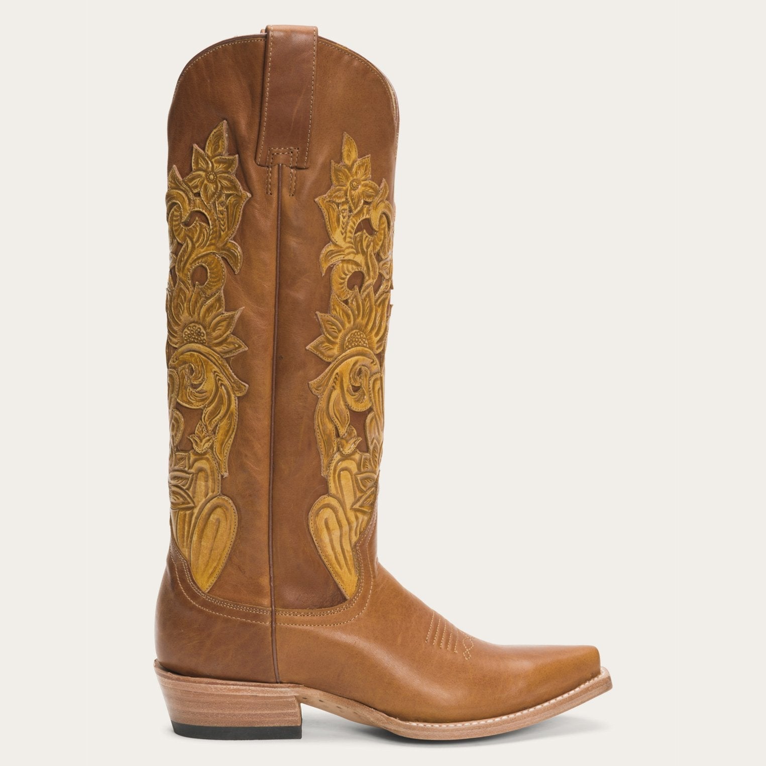 Jules Hand Tooled Leather Boot | Stetson Brown