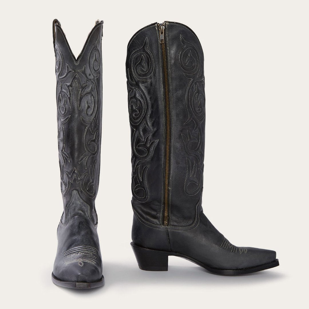 Blair Corded Side Zip Cowboy Boot | Stetson Black