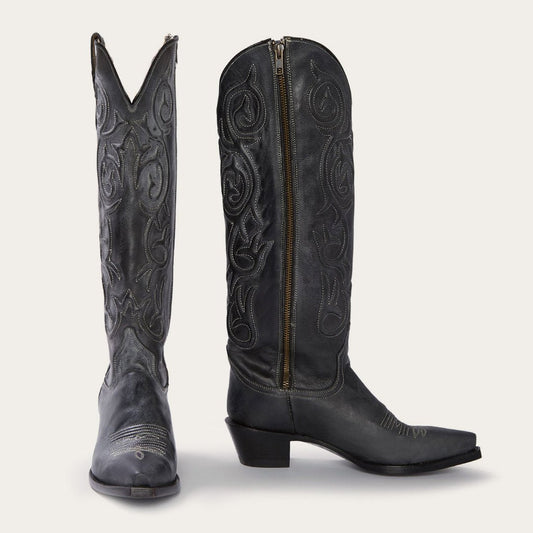 Blair Corded Side Zip Cowboy Boot | Stetson Black