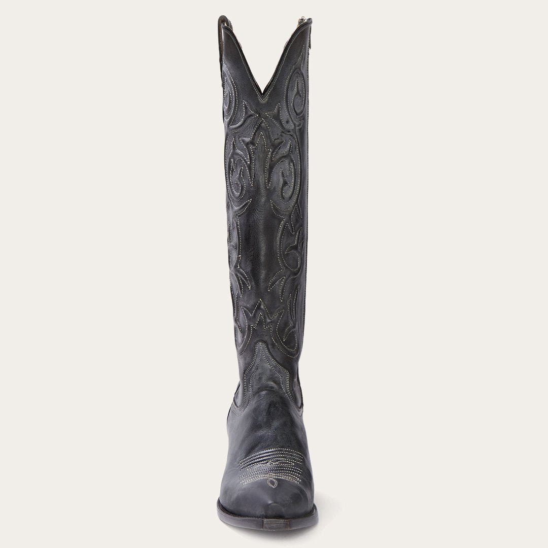 Blair Corded Side Zip Cowboy Boot | Stetson Black