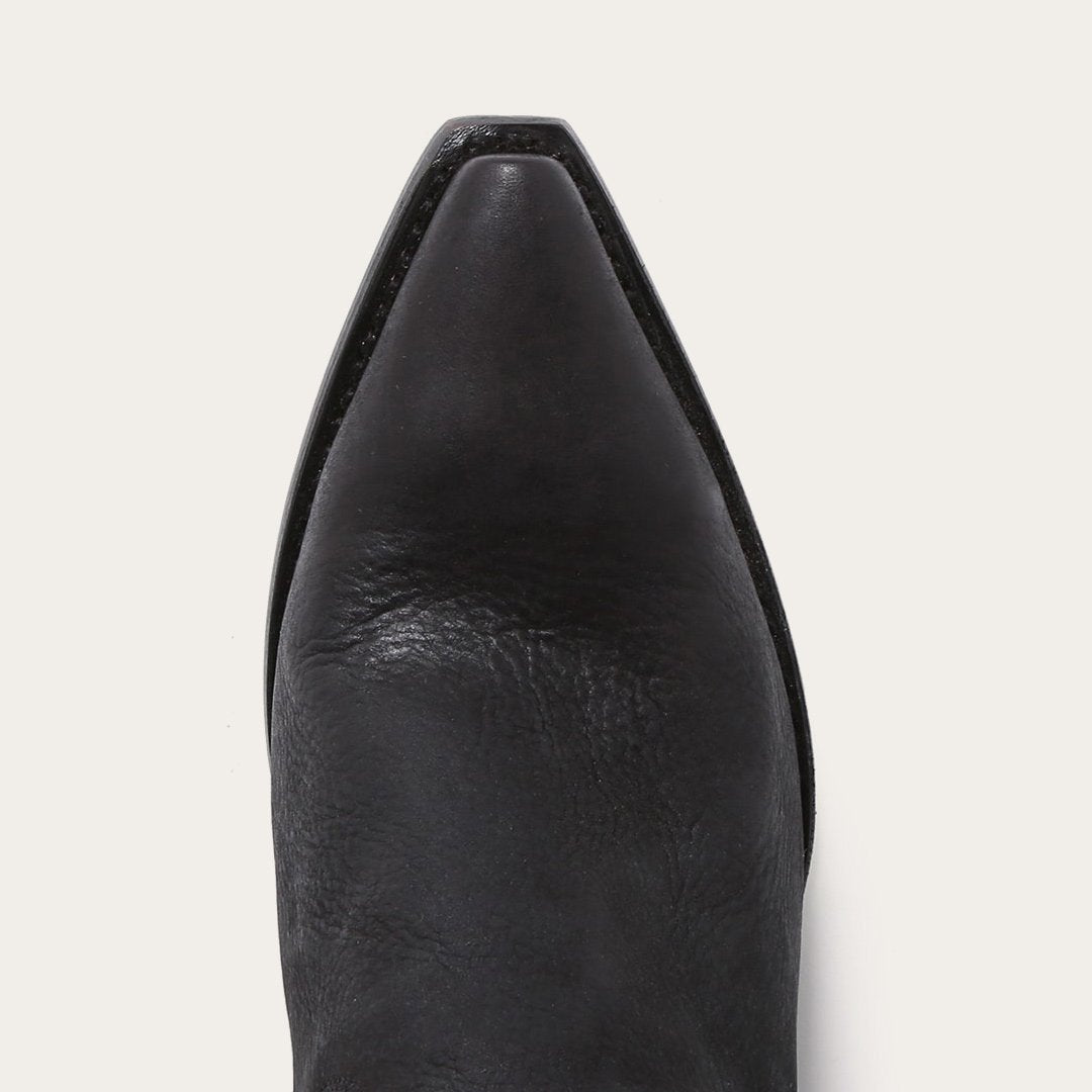 Glam Over-The-Knee Fringe Boot | Stetson Black Leather