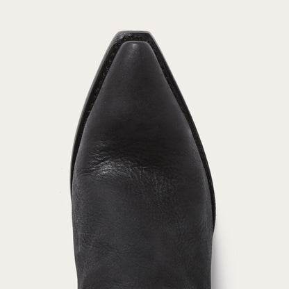 Glam Over-The-Knee Fringe Boot | Stetson Black Leather