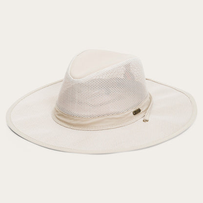 Montana 'No Fly Zone' Mesh Hat | Stetson Khaki