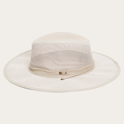 Montana 'No Fly Zone' Mesh Hat | Stetson Khaki