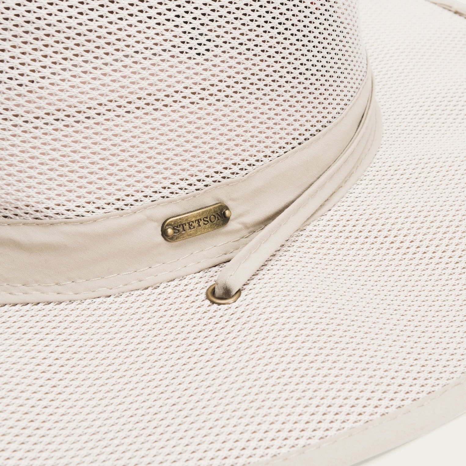 Montana 'No Fly Zone' Mesh Hat | Stetson Khaki