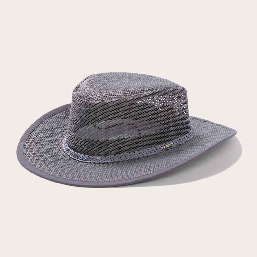 Grand Canyon Mesh Safari Hat | Stetson Charcoal