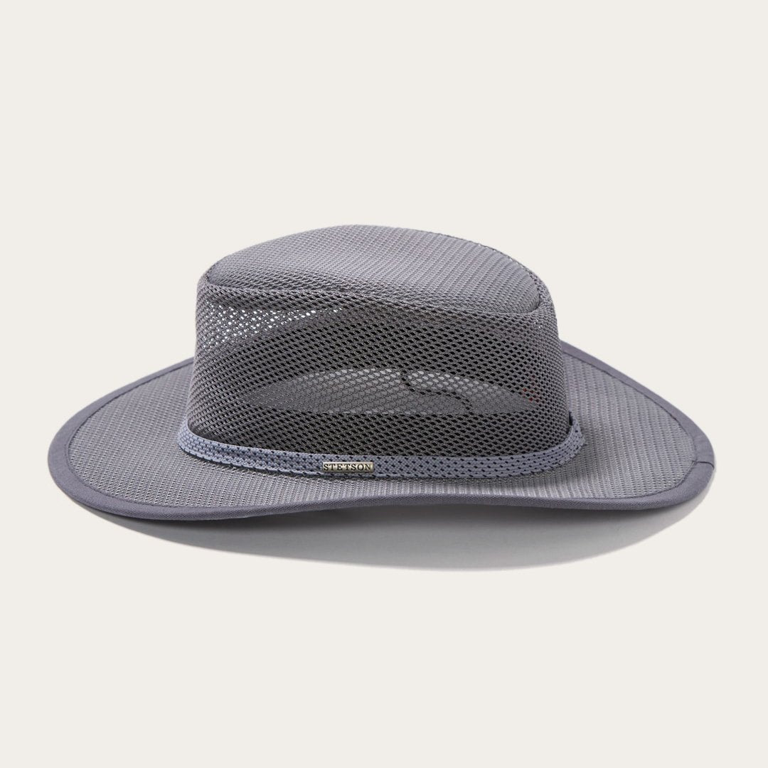 Grand Canyon Mesh Safari Hat | Stetson Charcoal
