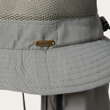 Switchback 'No Fly Zone' Mesh Bucket Hat | Stetson Willow