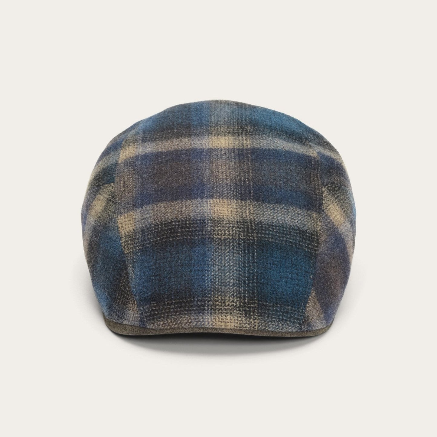 Ivy Virgin Wool Cap | Stetson Blue Beige Check
