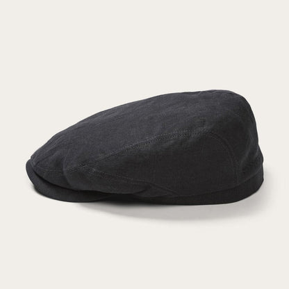 Premium Linen Driver Cap | Stetson Black