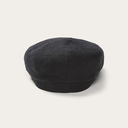 Premium Linen Driver Cap | Stetson Black
