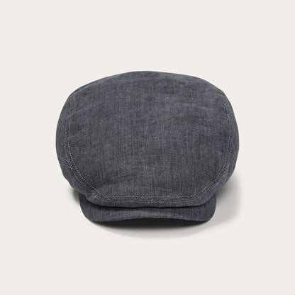Premium Linen Driver Cap | Stetson Denim Grey