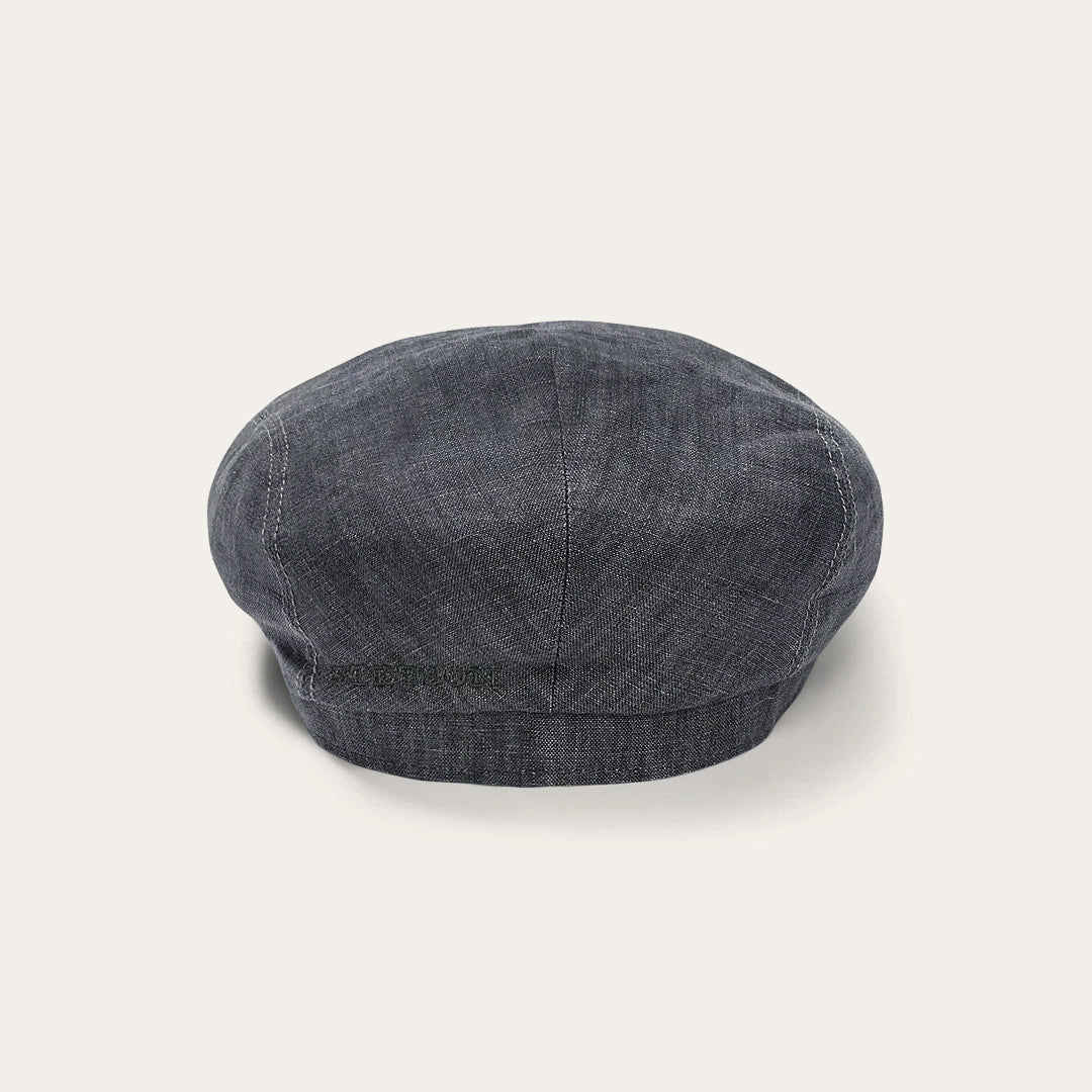 Premium Linen Driver Cap | Stetson Denim Grey