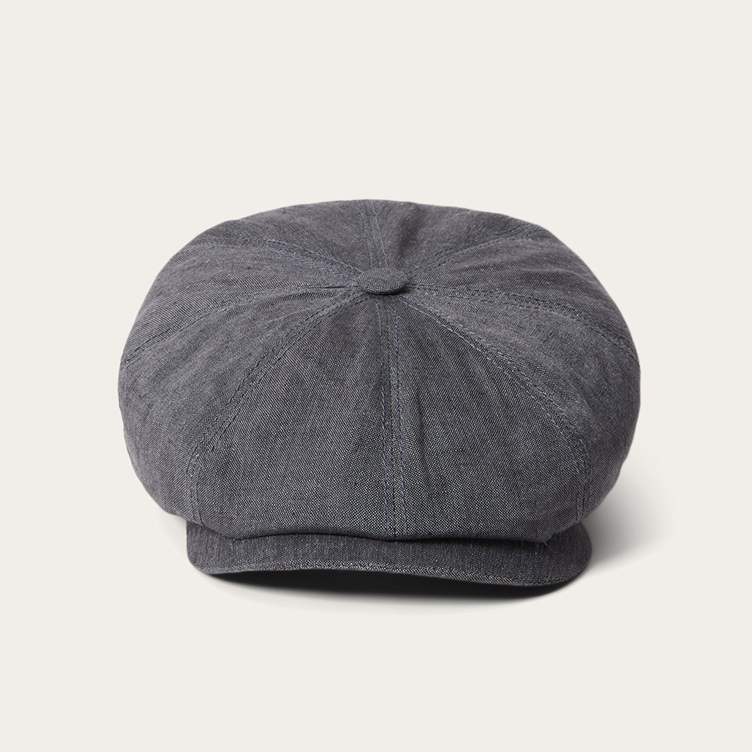 Linen Hatteras Newsboy | Stetson Grey