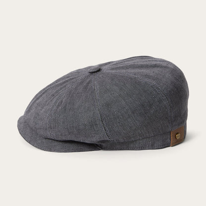 Linen Hatteras Newsboy | Stetson Grey